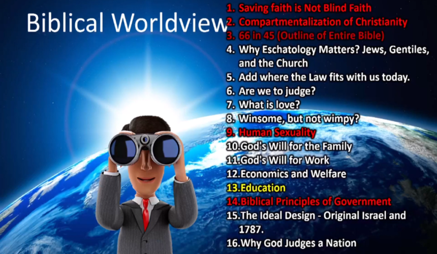 Biblical Worldview 2023 – Education (Part 1) 9/10/23